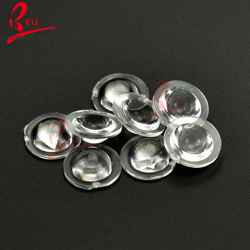 Plastic LED lens Diameter 11 mm Double convex optical lens 1W 3W Reflector Lenses