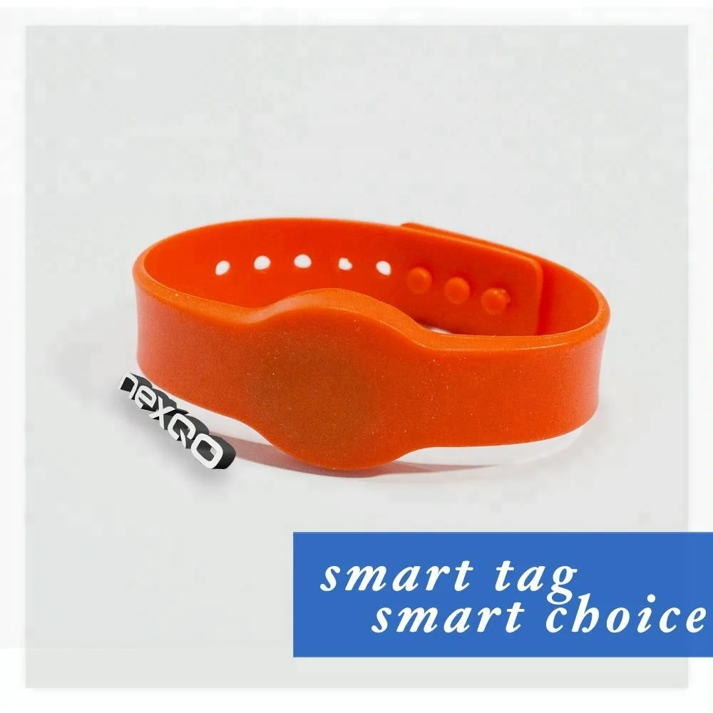 NFC Custom printing RFID silicone bracelet
