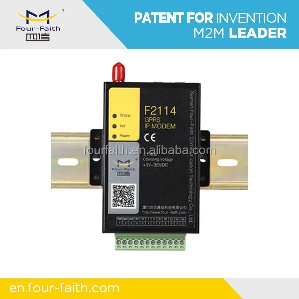 F2114 GSM GPRS modem with digital input/output GSM GPRS modem with 5 input/output interface