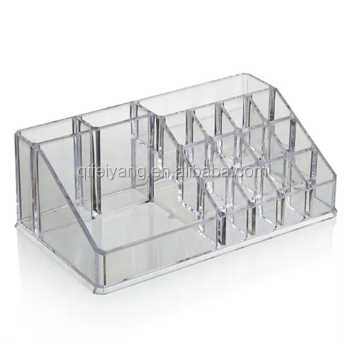Good selling 100% factory acrylic makeup organizer/acrylic makeup storage boxes/mac foundation makeup