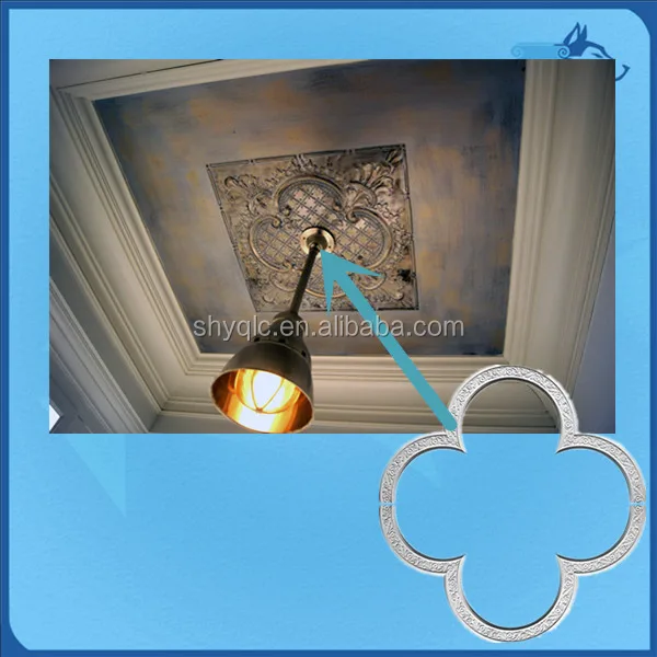 
Clear Flower Pattern Vintage Gypsum Ceiling Rose Rosette 