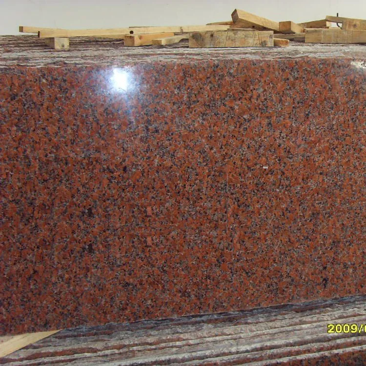 Wholesale Cheap Polished G562 China Large Red Granite Stone Slab For Sale