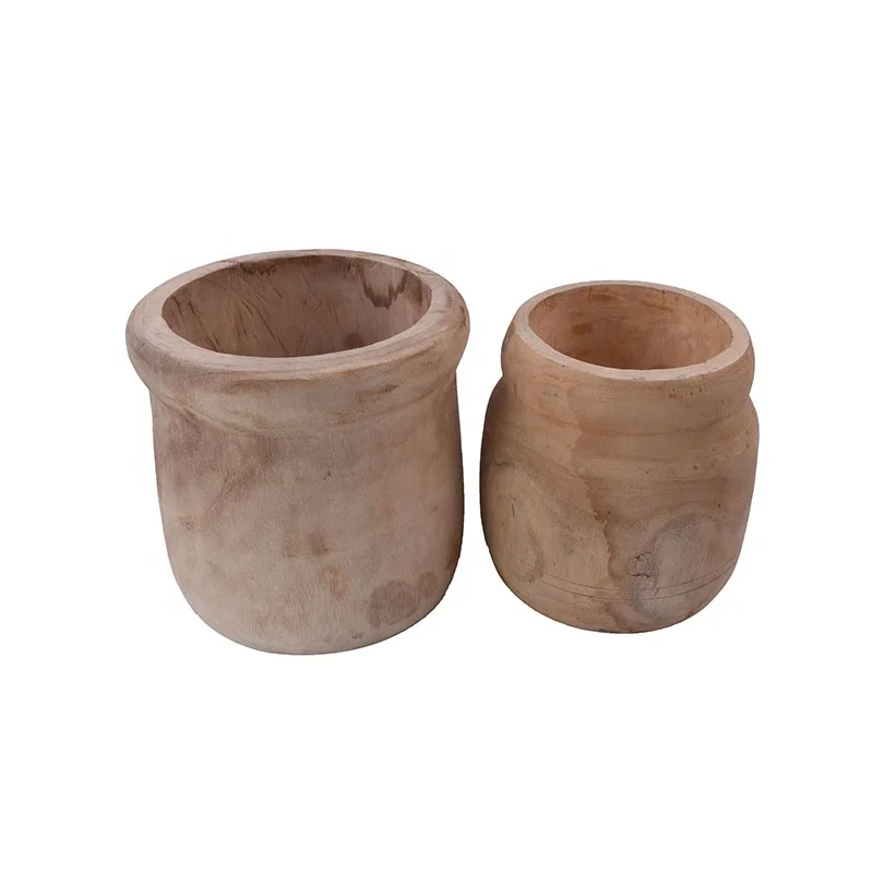 Products Art Crafts White Wood Boxes, Farmhouse Decor Cheap Wooden Crates/wood jar/dough bowls wholesale