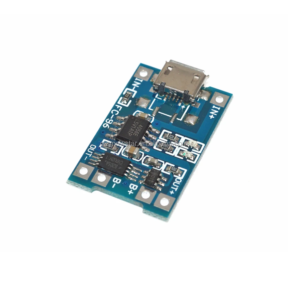 Зарядная плата TP4056 5 В 1 А Micro USB 18650 модуль зарядного устройства для литиевой