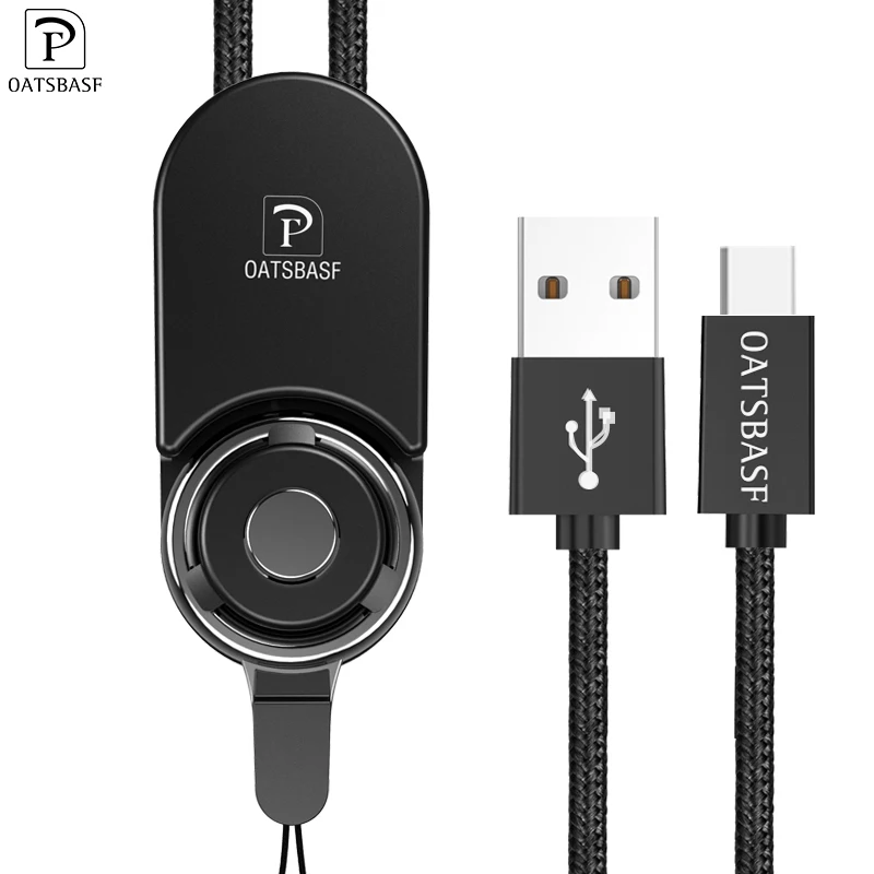 Type C Usb Charger Cable Mini Android Usb Lanyard Data Cable for Samsung Mobile Phone