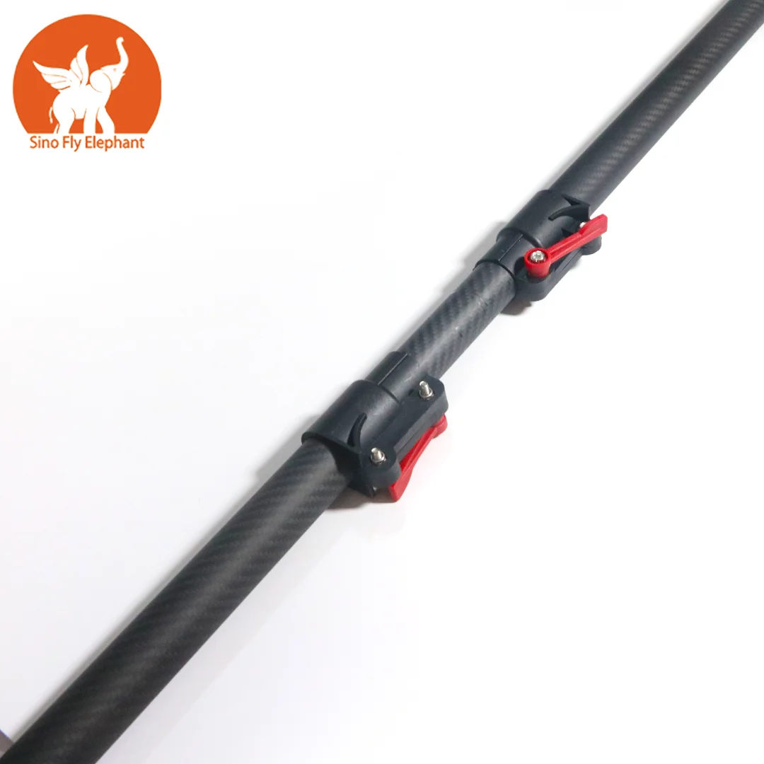 Carbon fiber telescopic pole for swimming pool maintenance pole