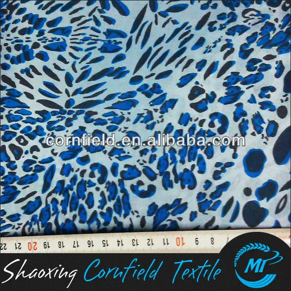 Леопардовый атласная ткань