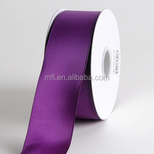 Cheap polyester fabric rolls fashion accessories wholesale satin ribbon 50mm