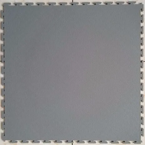 plastic vinyl pvc heavy duty interlocking industrial floor tile 8mm for garage warehouse workshop showroom etc gym flooring