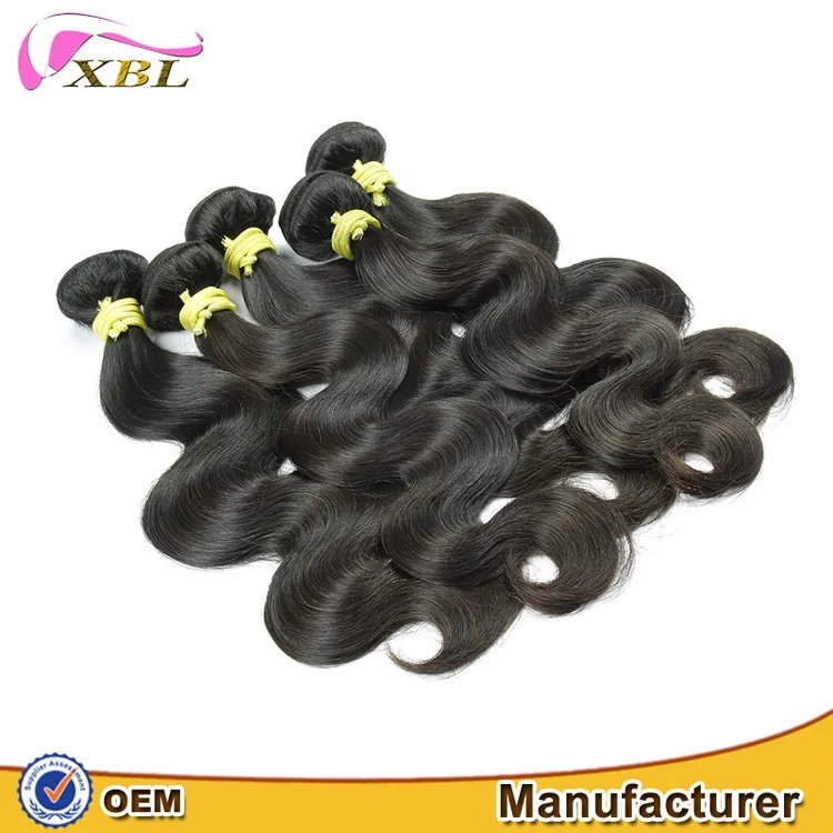  XBL никакой путаницы не линяет ткань оптовая норки качество бразильской плетение волос 100 человеческих
