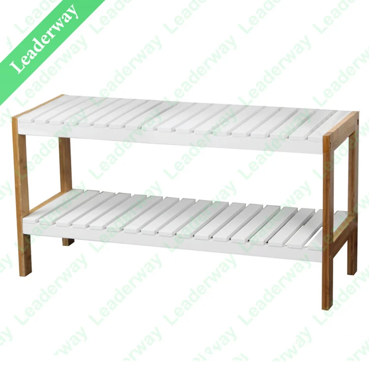 Shower Seat Toilet Chair Bamboo Shower Bench Best Selling Durable Wood Bamboo Stool White