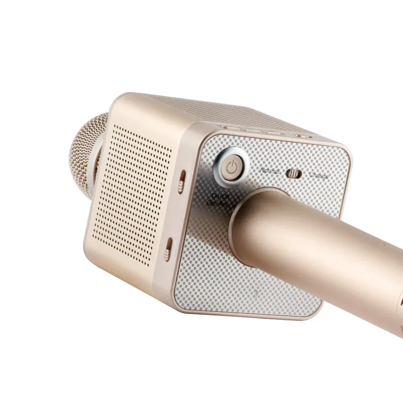 AICOO Handheld Echo Sound Reverb Automatic Matching All Metal Karaoke Q10S Wireless Microphone