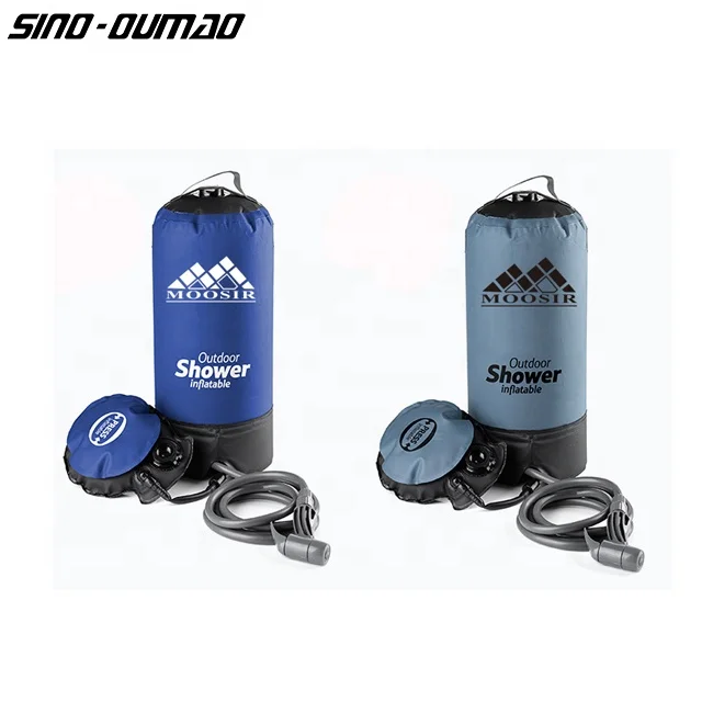 
10L Pressure Shower Water Bathing Bag Outdoor Portable Inflatable Camping Shower 