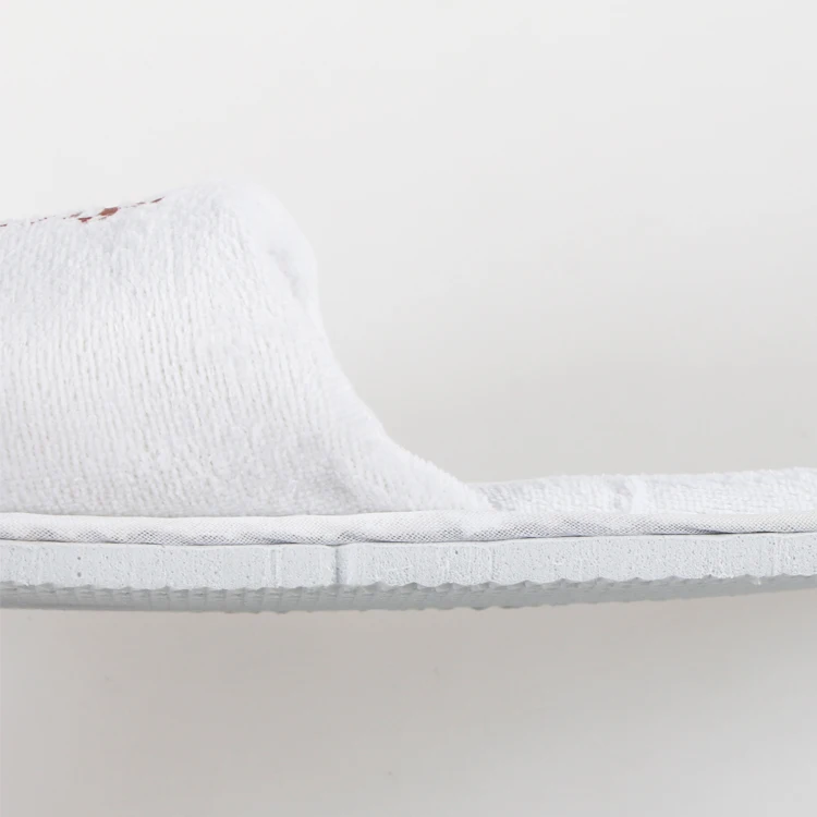 Five star indoor guest room soft eva disposable hotel slippers