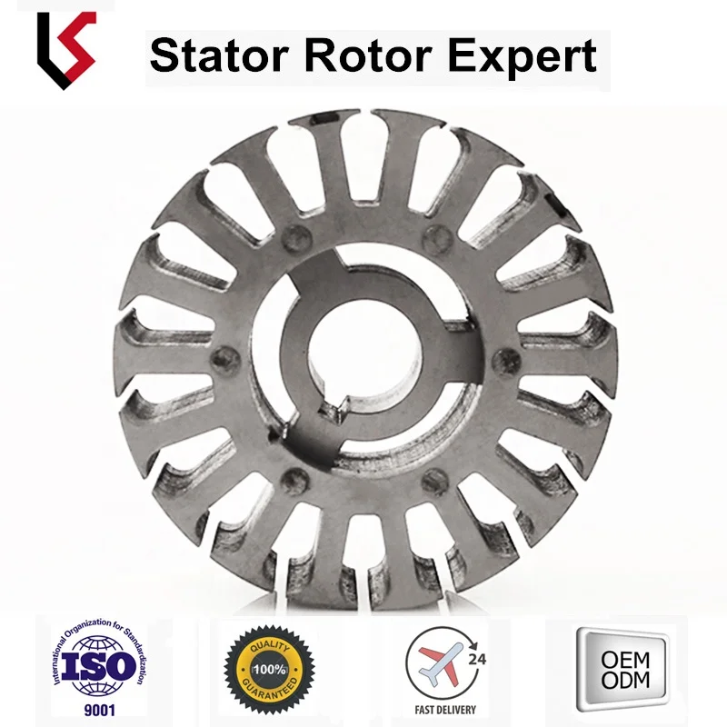 
OD75 interlock/riveting/welding technology stator rotor for scooter bldc motor lamination steel core 