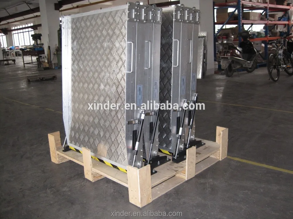 BMWR-2 алюминиевые ручные складные рампы для фургона и микроавтобуса