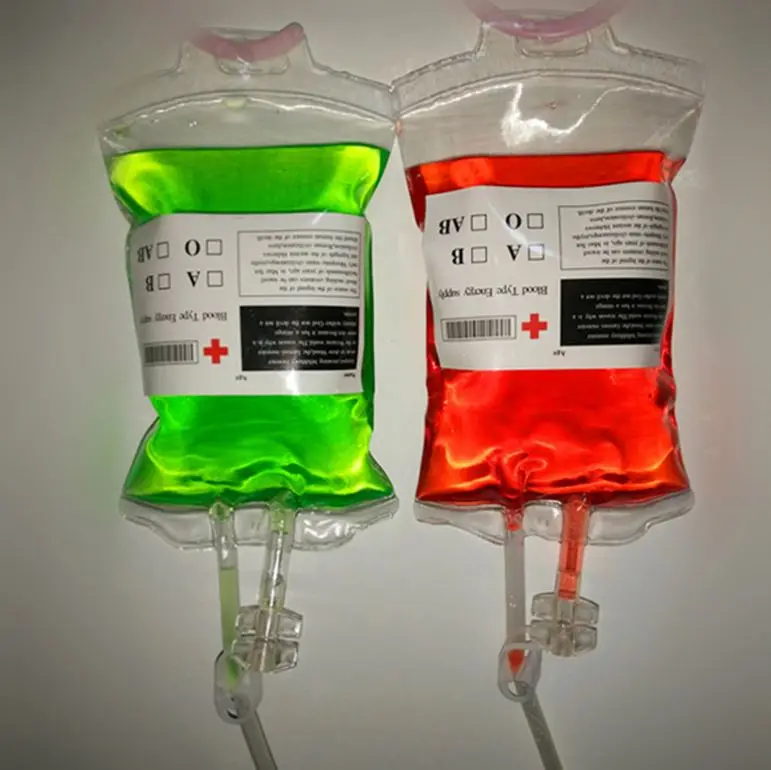 Vampire blood bags beverage bag fruit juice drink packaging bag