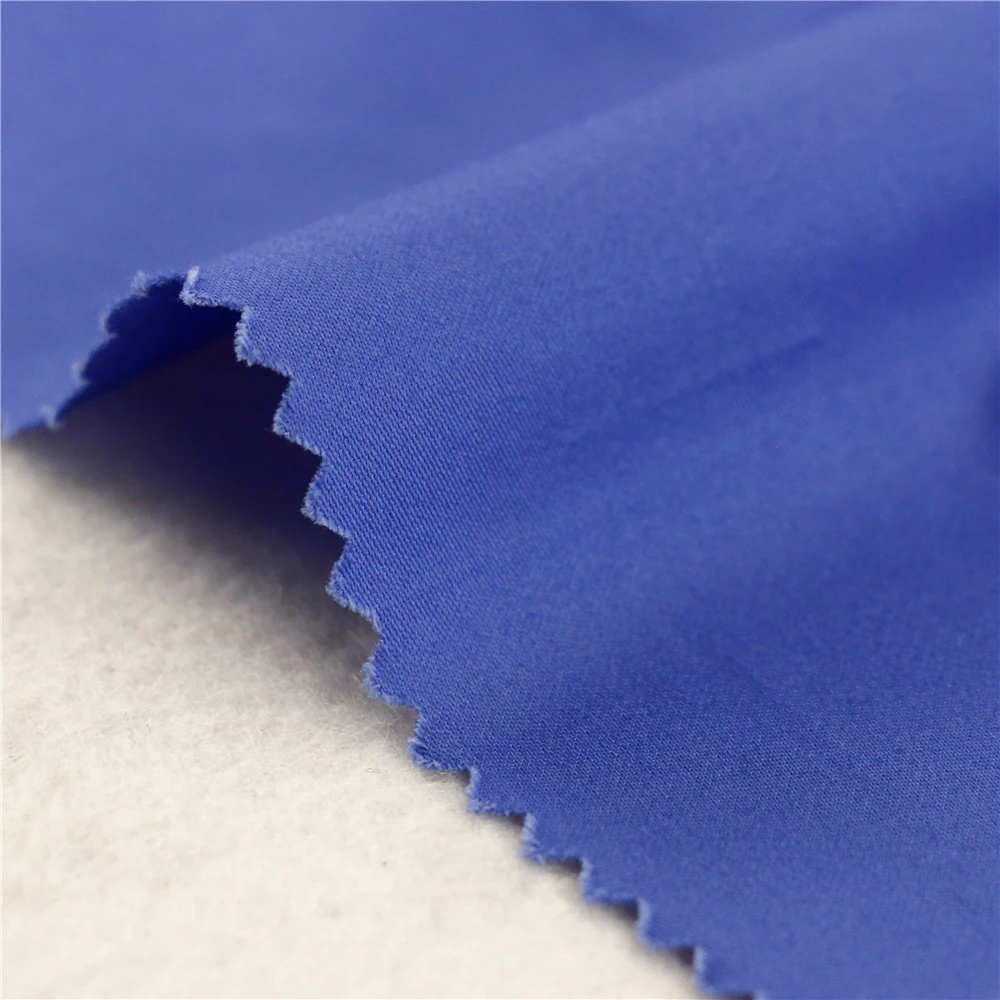 60x60/200x112/195x60 120gsm 152cm blue satin stretch fabric 97 cotton 3 spandex sateen fabric