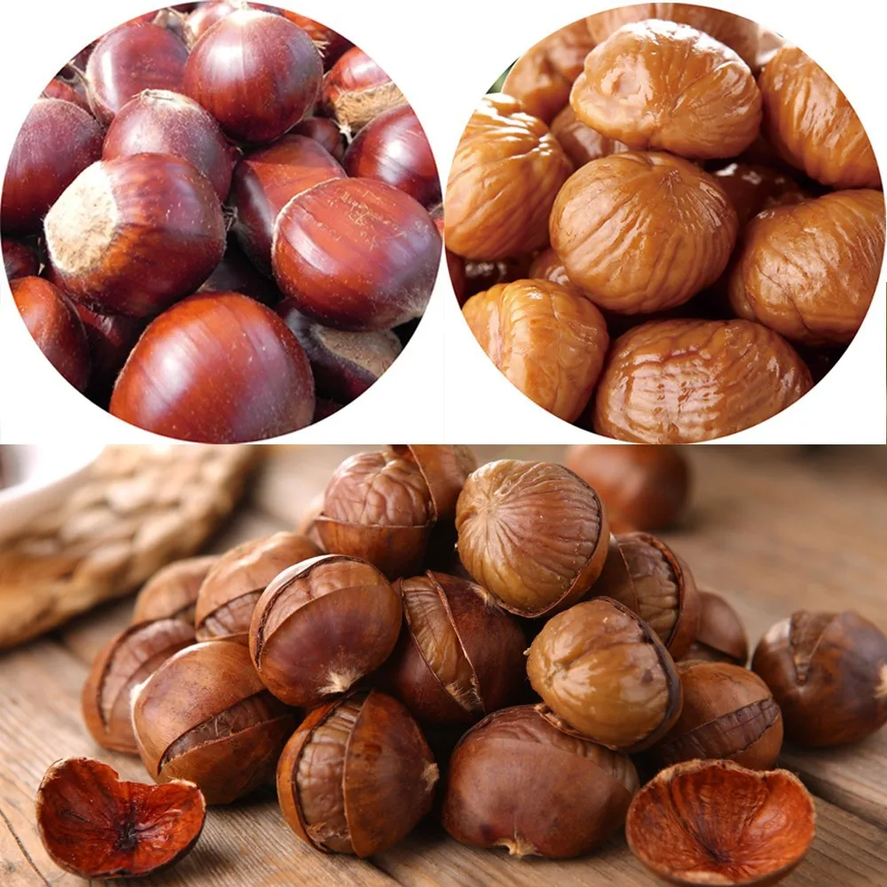 Roasted Chestnuts USDA Organic Ready to eat sweet chestnut snacks