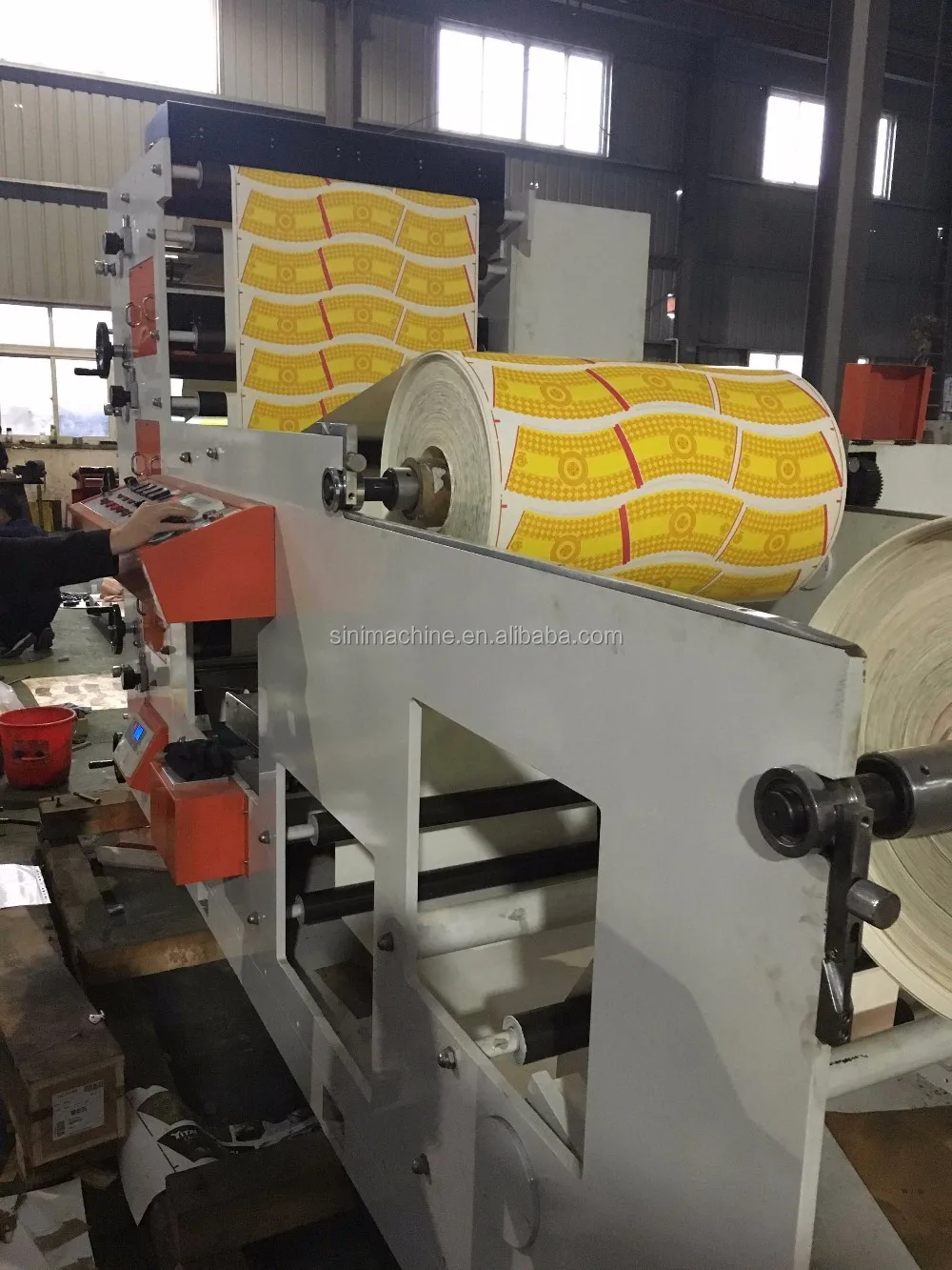 6 color fully Automatic flexo printer for paper cup,flexo paper cup printer machine with HSR850 model