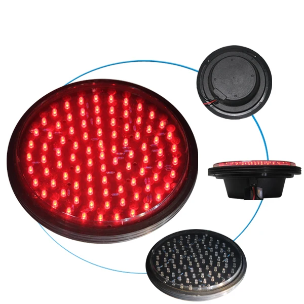 Clear Lens Red / Green Traffic Signal Light  Factory Outlet 200mm Led Traffic Signal Lights  Price