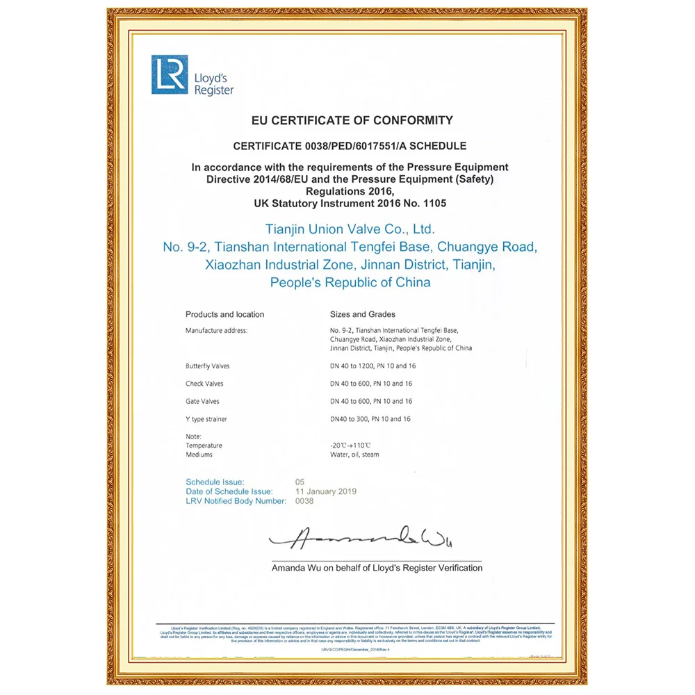 PN16 Cast Iron valve Body Wafer Type  manual wafer 6 inch butterfly valve With Pin