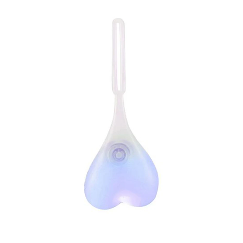 Heart Shaped Tail Light Waterproof Silicon led bicycle ball lights Cycling Safety Led Rear bike light balls
