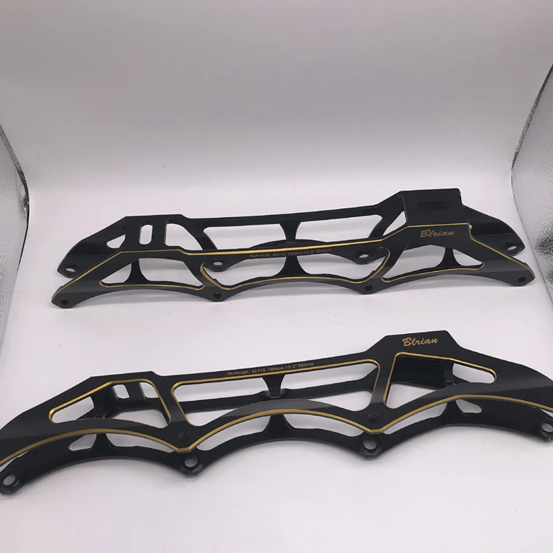 Free style slalom inline skate integrated CNC aluminium frame