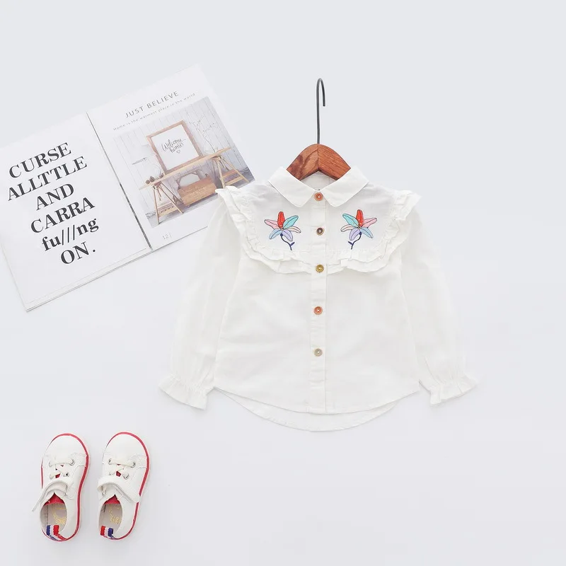 
Cotton Baby Wear Embroidered Striped Shirts Girl Dress With Bow Wholesale Clothing Market From China 