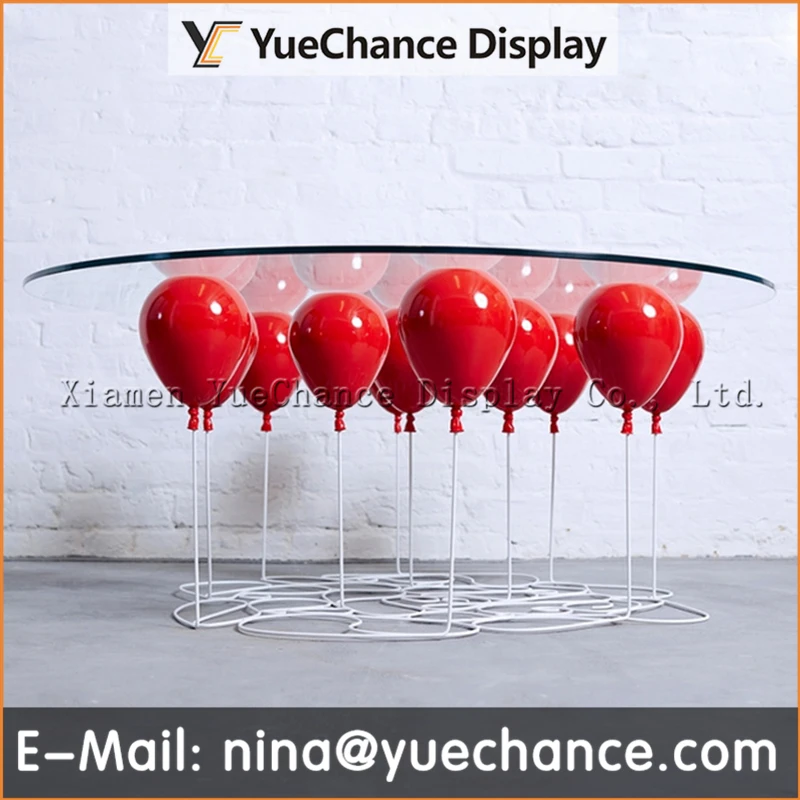 Home Decorative modern design standing Resin Balloon