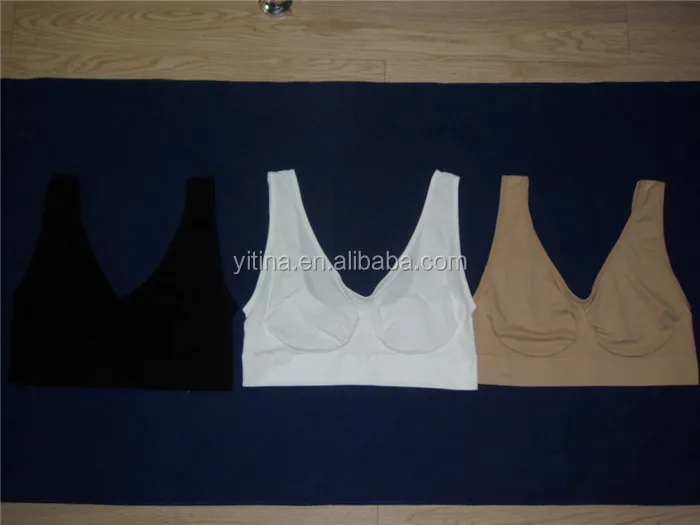 
as seen on tv Comfortable Supporting Wireless #TV1302 Women No Pads Sport Ahh Bra 