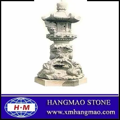 природный камень украшения фонарь сада