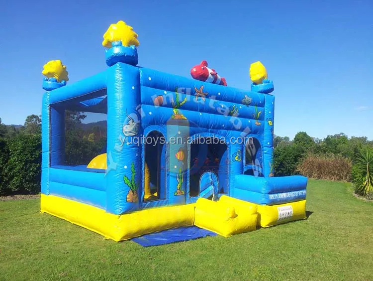 Hot Sale Inflatable Bounce House Under The Sea Jumping Castle Inflatable Combo Slides
