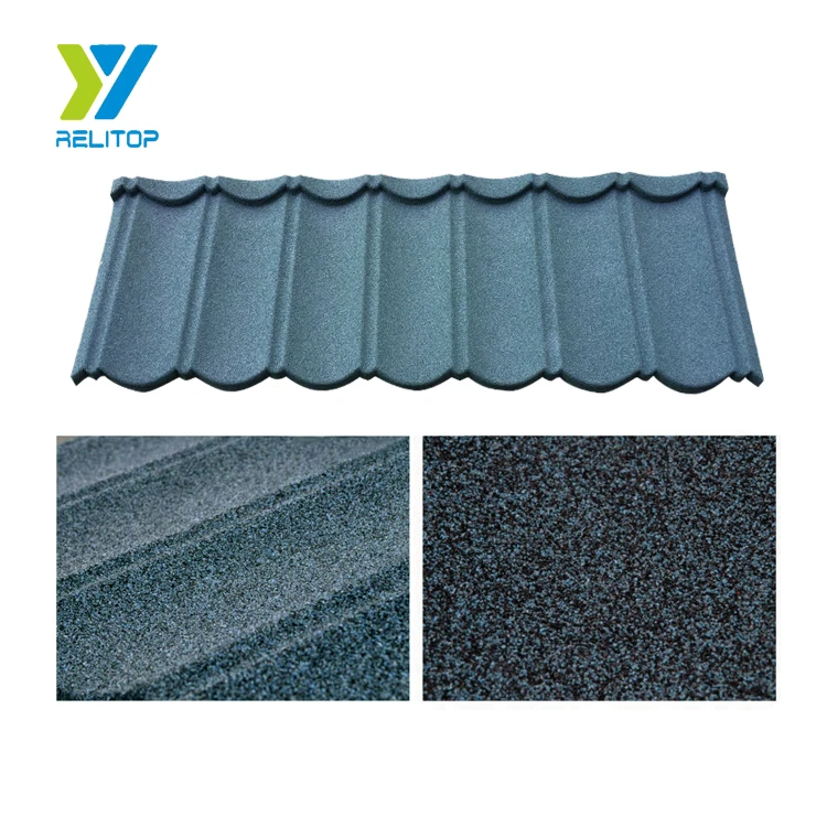 Galvanized corrugated roof sheet/stone coated metal tiles in kerala/roofing tile