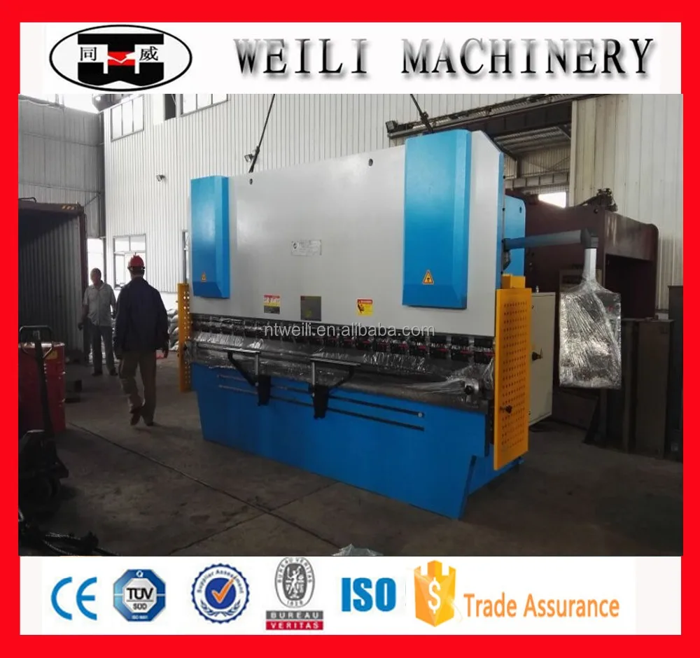 WC67Y-125t/4000 CNC press brake truck bending machine for dies