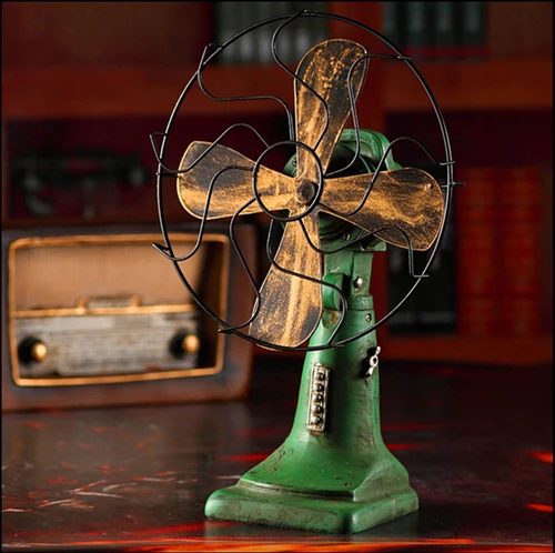 
Model Fan Wholesale Retro Vintage Prop Model Handmade Ornaments Home Decorative Items Crafts 