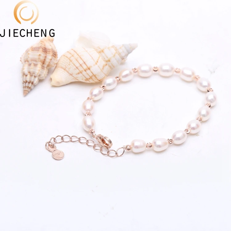 6-7mm fashion freshwater pearl friendship bracelets