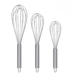 9.76 Inch Premium Stainless Steel Kitchen Whisk