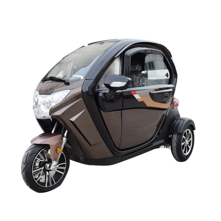 New Design Cheap 3 Wheel Closed Tricycle Electric Car For Passenger