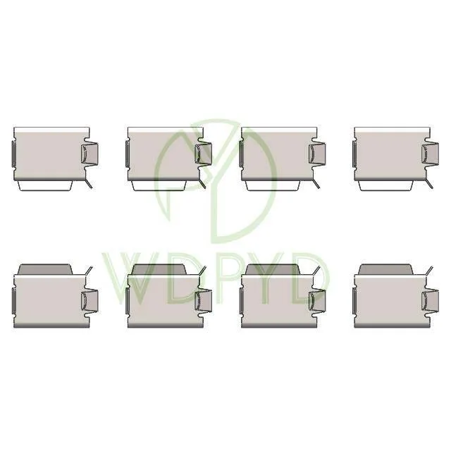 BRAKE PAD REPAIR KIT BRAKE PAD ACCESSORIES FOR FORD FLEX FOR DODGE JOURNEY FOR LINCOLN MKT C4112 A1326N 5862 BX3636608