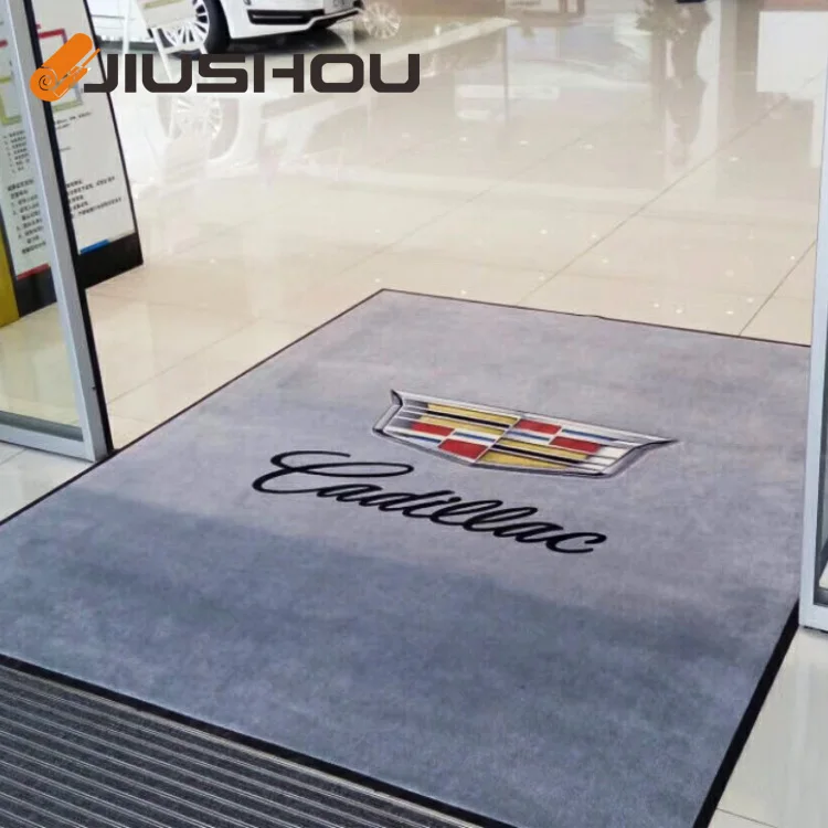 
Recessed color change disinfectant entrance logo floor mat for trade show advertisement 