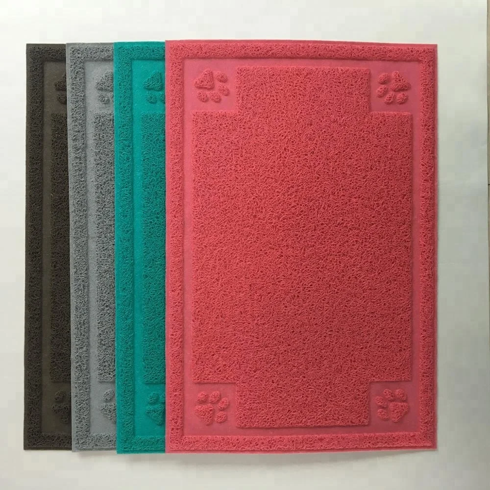 Лидер продаж собака чистящие средства серый ПВХ кошачьих туалетов Ловушку Мат