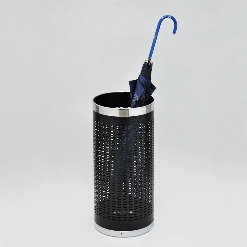 Black Color Office Wet Umbrella Stand With Double C Logo