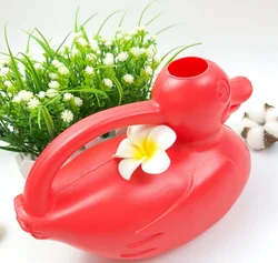 Wholesale animal shape colorful plastic watering can cheap elephant plant watering can for kids