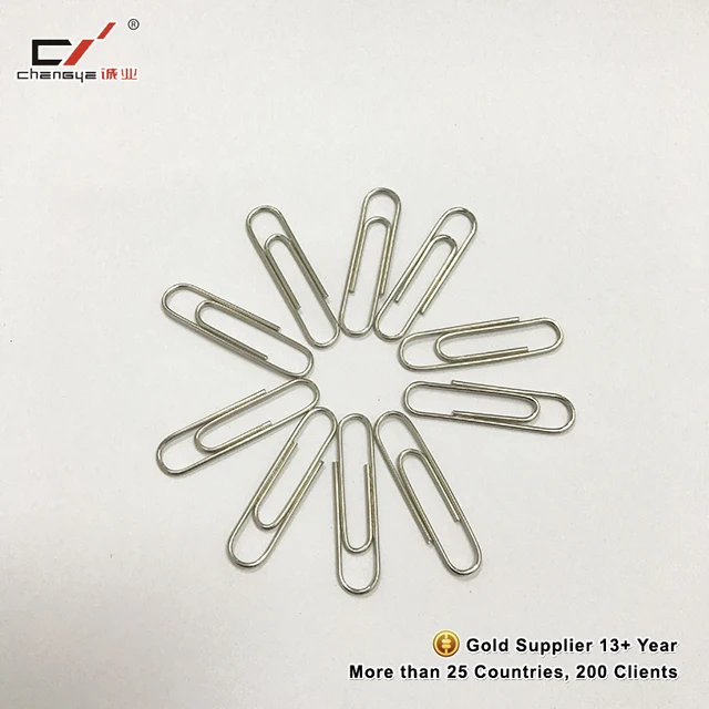 round nickel  paper clips