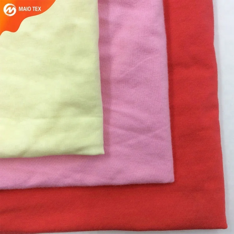 
good offer 92%cotton 8%spandex single jersey knit fabric wholesale for shirts 