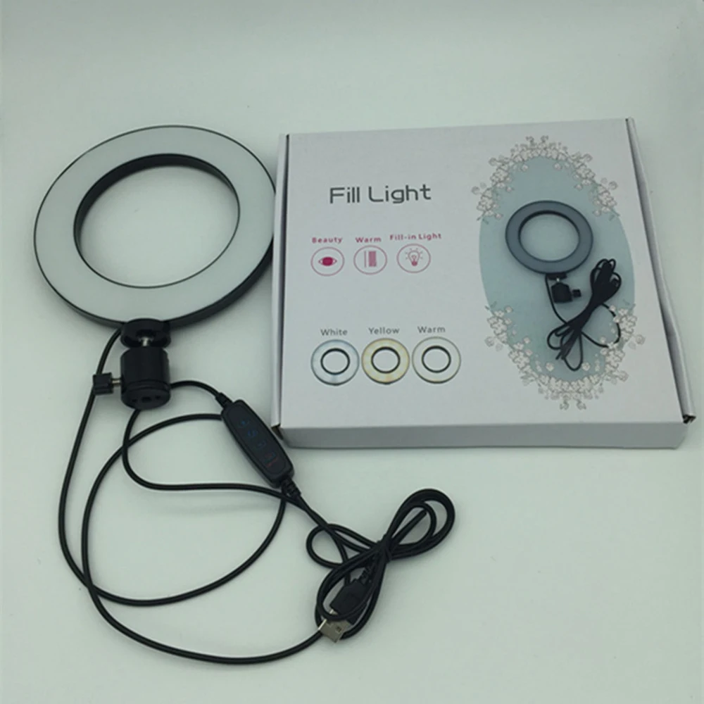 selfie ring light with tripod stand and cell phone holder