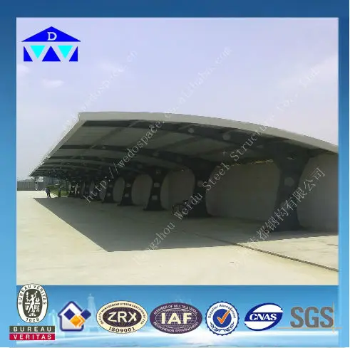 Стальная конструкция навес с завода