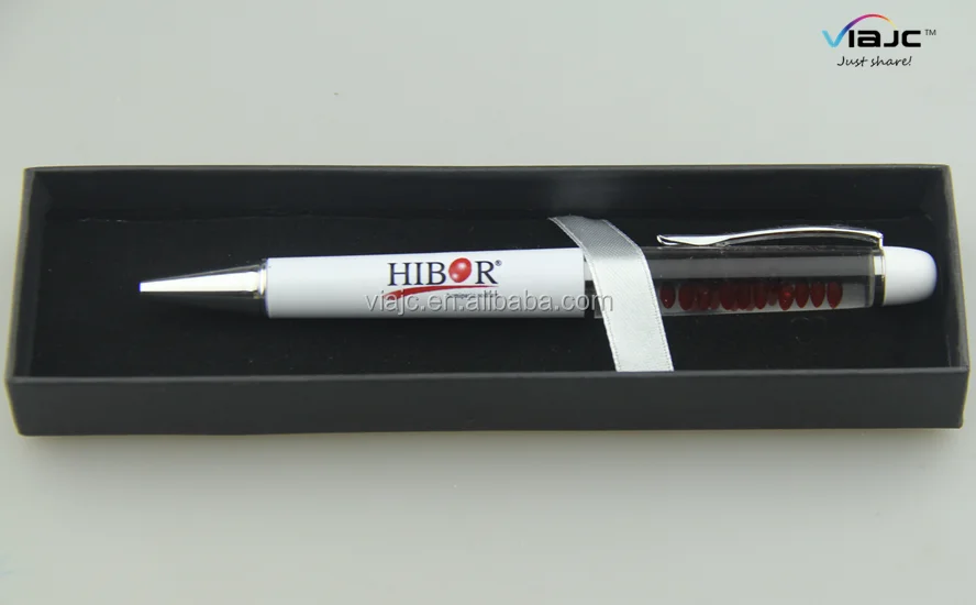 Custom Shape 3D floating Ballpoint Liquid pen