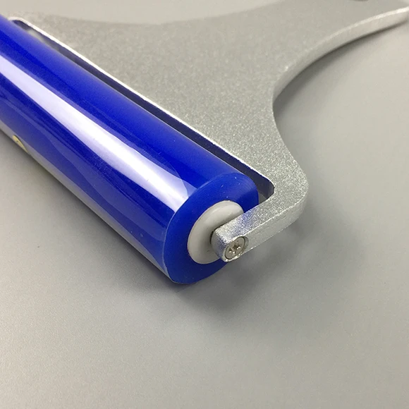 6 inch Industrial Cleaning Aluminium Alloy Slab Dedusting Silicone Roller